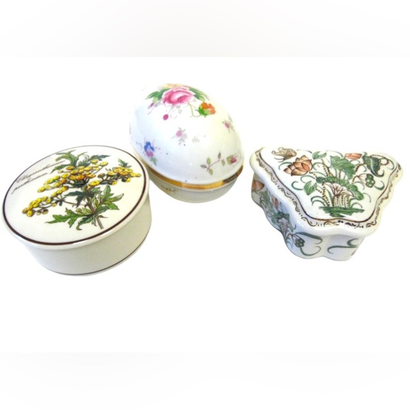 Villeroy & Boch Accents Jewelry Box Trinket Porcelain Floral